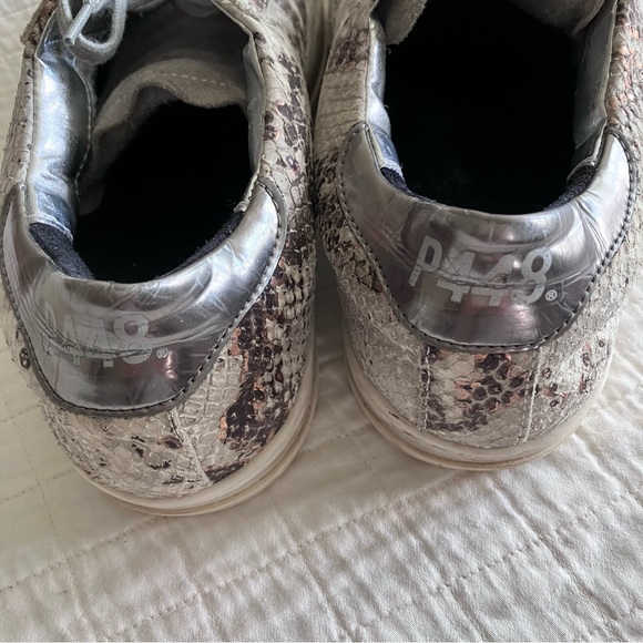 P448 sneaker in neutral metallic python outer - Picture 9 of 12